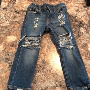 Bgosh custom distressed jeans